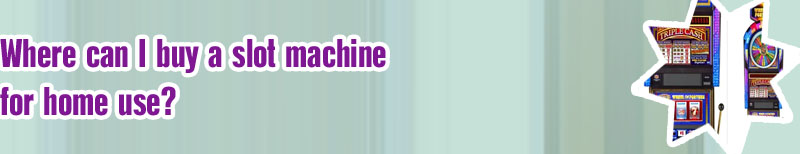 Used slot machines for sale